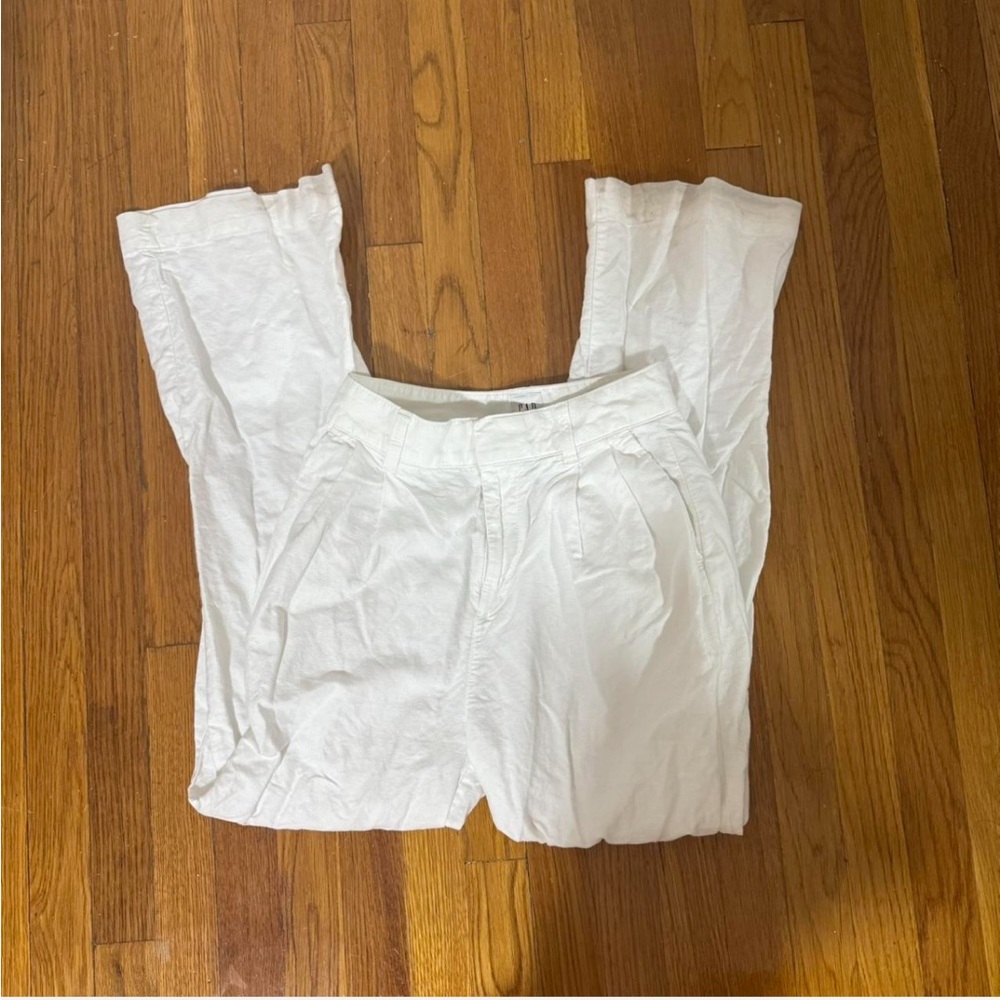 GAP High Rise Linen Trousers